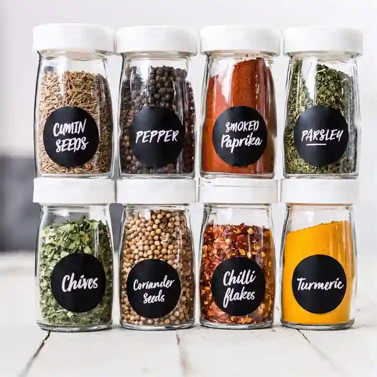 Custom Spices Jar Labels