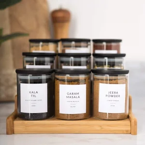 Custom Spices Jar Labels
