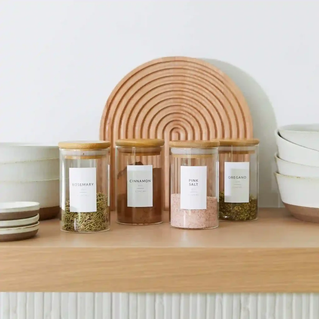 Custom Spices Jar Labels