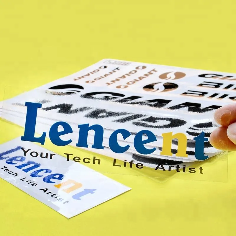 Custom Clear Vinyl Labels Supplier