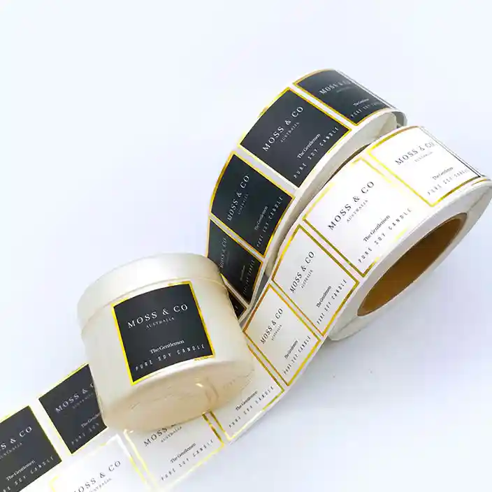 Custom Die Cut Candels Labels supplier