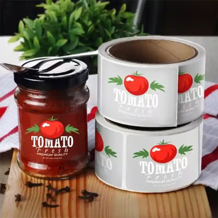 Custom Jar Paper Label Supplier