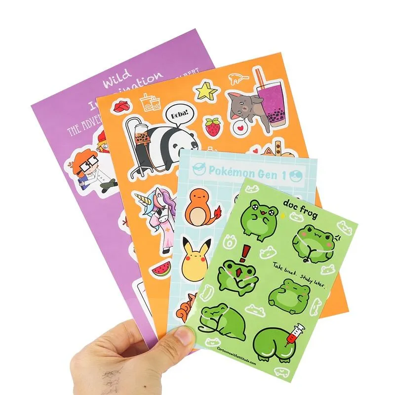 Custom Paper Labels Vinyl Labels Die Cut Label Stickers Supplier