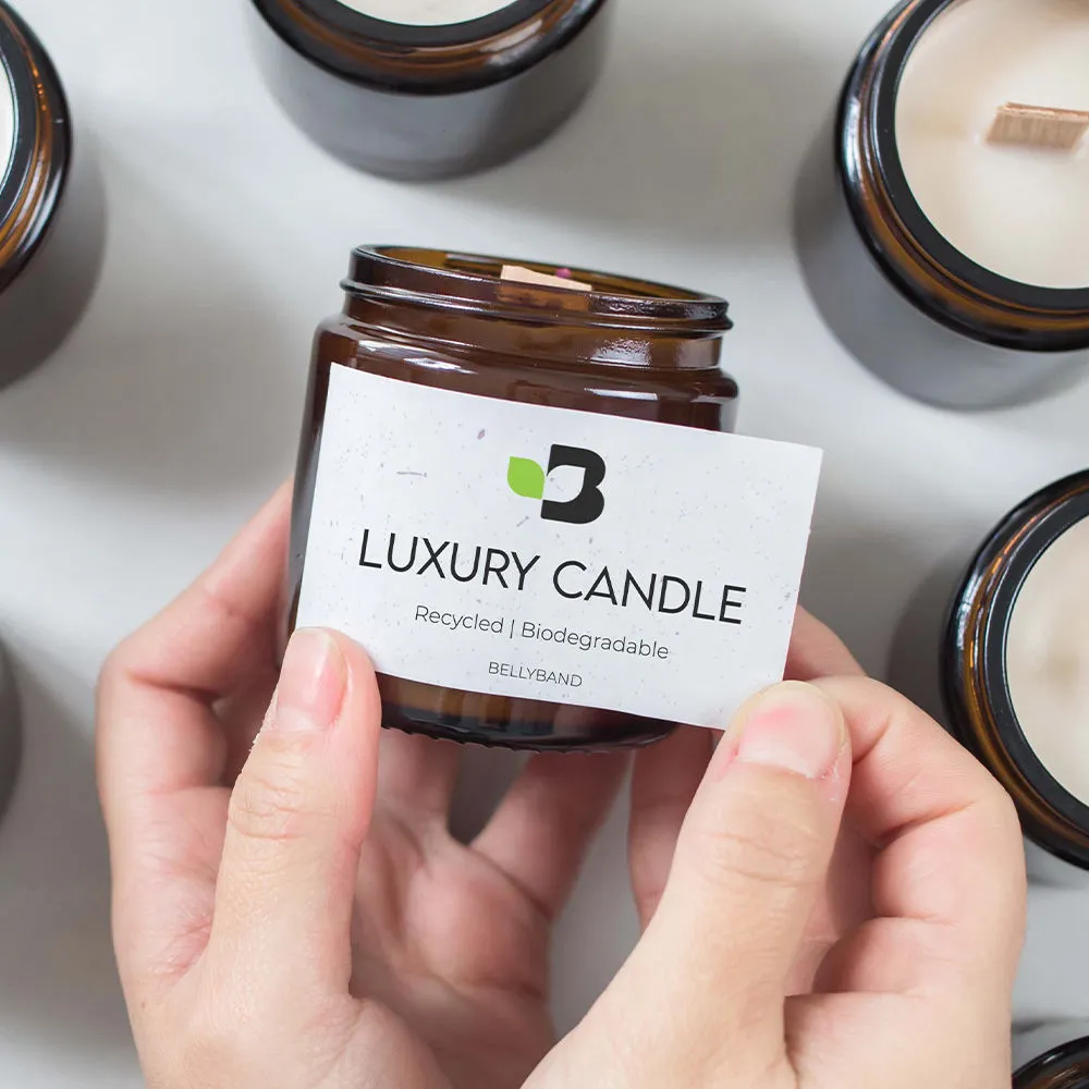 Custom Printing Candels Labels Supplier